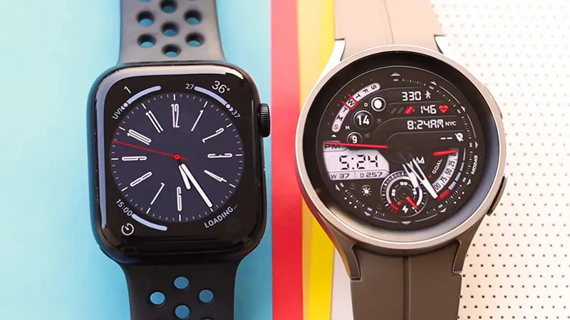 애플워치와 갤럭시워치 비교
