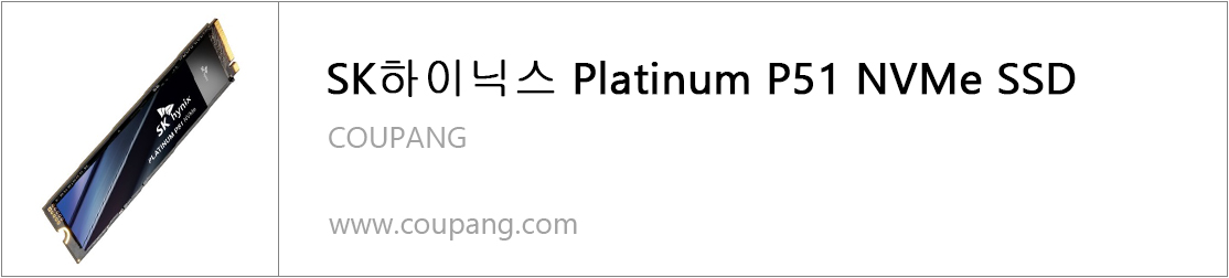 SK하이닉스 Platinum P51 NVMe SSD