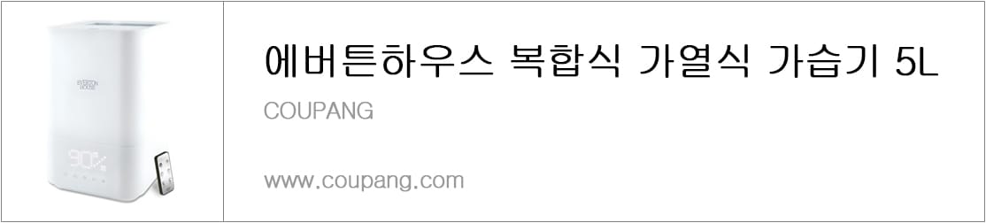 에버튼하우스 복합식 가열식 가습기 5L